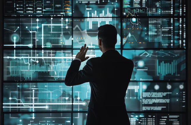 A designer visualizing a large-scale production